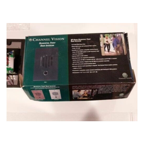 Channel Vision DP-6242C CAT5 Intercom Door Station with Color Camera Chrome image {4}