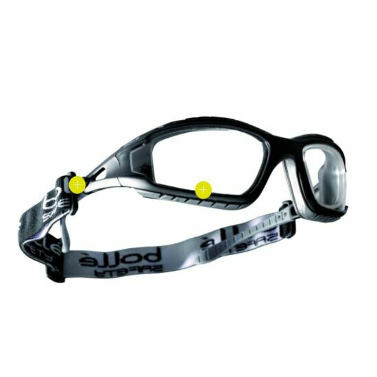 Bolle Tracker Anti-Fog CLEAR Glasses 40085-High Impact-Platinum-By Medicos Club image {1}