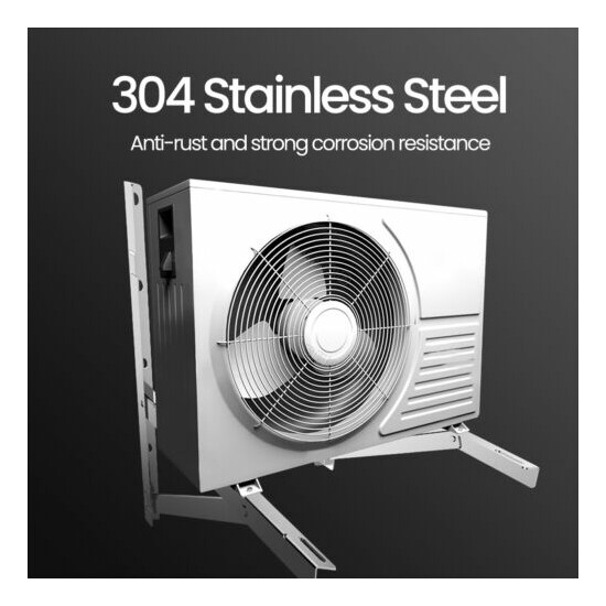 Stainless Steel-Split Outdoor Wall Mounting Bracket for Ductless Air Conditioner image {4}