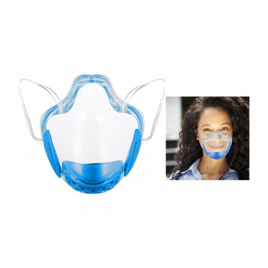 3Pcs Clear Face Shield Mask Anti Fog Balaclava Face Cover Visible Expression image {3}