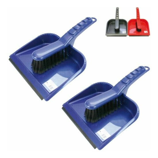 2x Flip Set Flip-Set Broom Sweeper Plate XL 2 pieces 35x22cm Rubber Lip  image {1}