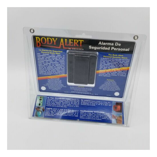Body Alert Personal Security Alarm By Excalibur W/120-Dec. Multi-tone Siren NEW! image {4}
