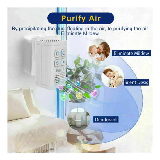 Household Ozone Generator Ionizer Air Purifier Cleaner Large Room Oil Fume image {4}