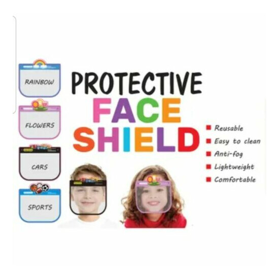 Back to School Kids Face Shield image {4}