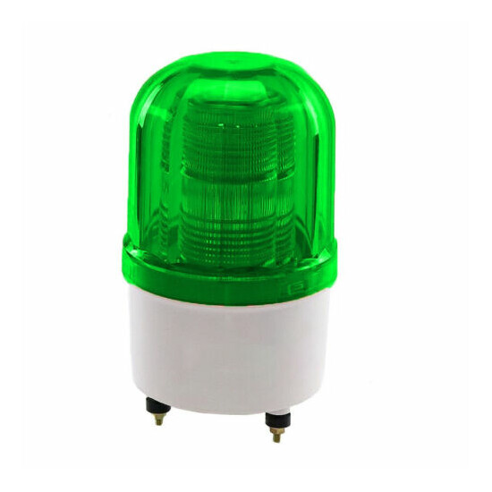 Rotary LED Strobe Alarm Lamp Light Siren LED Warning Light Belt Voice 220/48/12V image {3}
