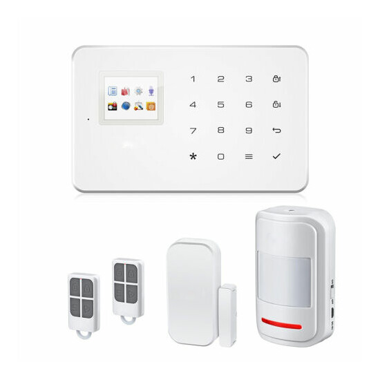 Secrui KW18 Wifi Wireless Home Alarm Security System Burglar Intruder SMS GSM image {1}