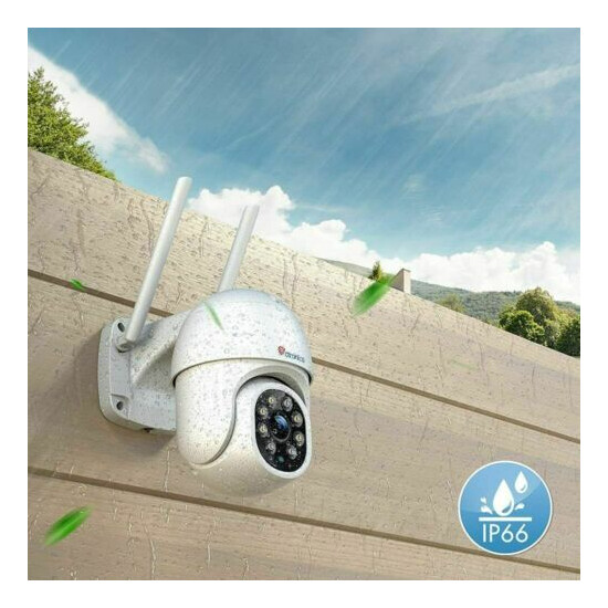 360° CCTV Camera Colour Night Vision Auto Tracking Security Camera Outdoor PTZ image {4}