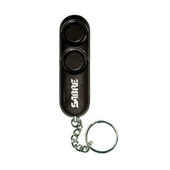 SABRE PA-01 Personal Self-Defense Safety Alarm on Key Ring with LOUD Dual Alarm image {1}