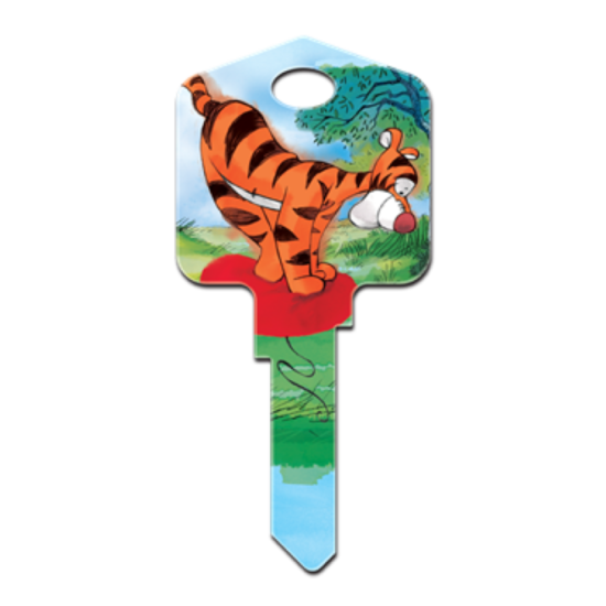 Disney Tigger House Key Blank - Collectable Key - Winnie the Pooh image {1}