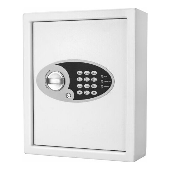 Barska 48 Key Safe Digital Electronic Cabinet Security Lock Storage Box AX12658 image {2}