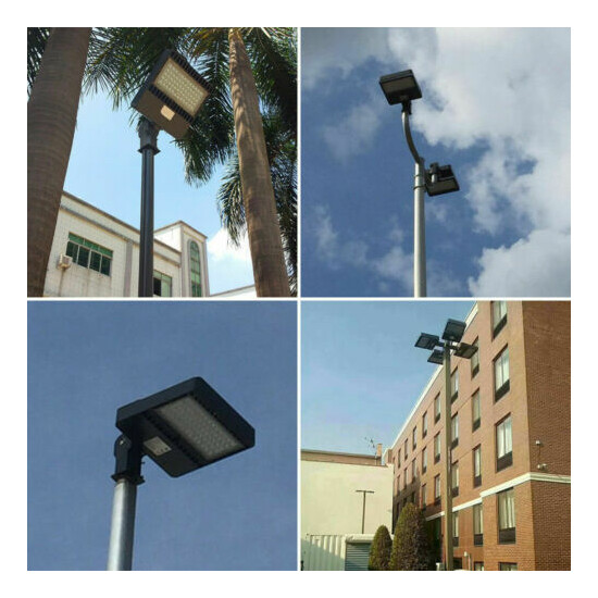 24W LED Parking Lot Light Outdoor Waterproof Shoebox Area Street Pole Lamp 5000K image {6}