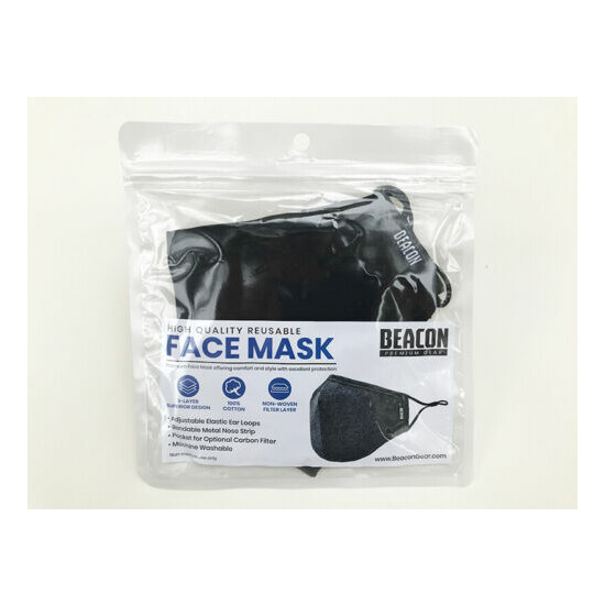 Premium 3 or 4 Layer Face Mask + 4 Mask Filters - Reusable Washable Cotton Cloth image {21}