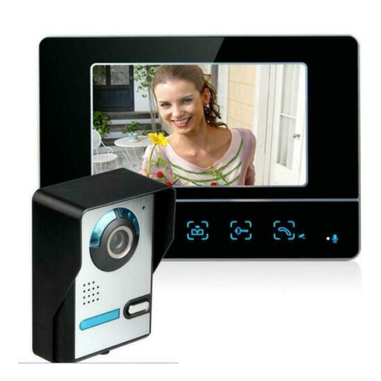 Waterproof Color TFT Monitor Video Door Phone Night Vision Intercom Doorbell  image {1}