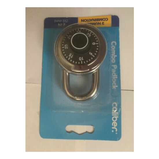 caliber combo padlock 3 number combination 2in. (50 mm) CVS quality image {1}