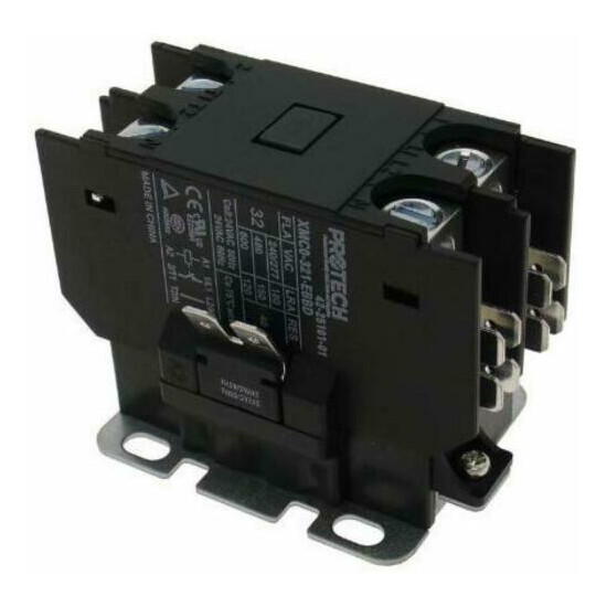 1 Pole Contactor Relay 24V Coil Rheem Ruud Weather King HVAC Part 42-25101-01 image {1}