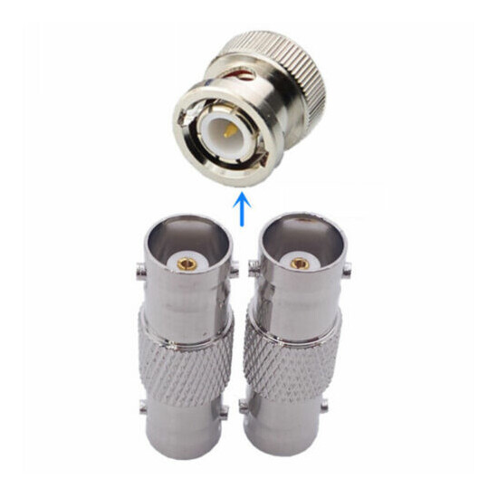 10X BNC Female To BNC Female Connector couplers Adapter For CCTV Video Camera~bp image {2}