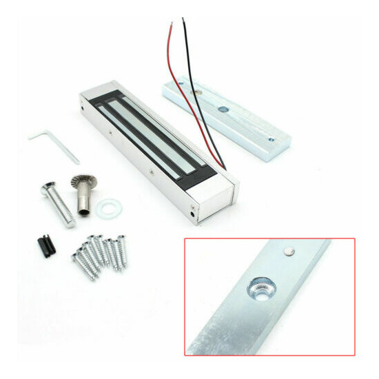 New Magnetic Lock Access Control Door 350lbs Force Electromagnetic Lock Durable image {6}