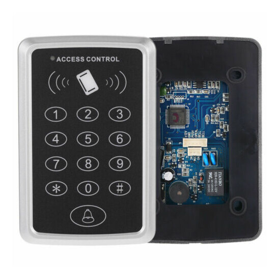 12V Door RFID ID Card Password Entry Access Control Controller Set + 10 Keypads image {4}