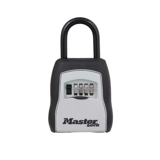 Master Lock 5400D Set Your Own Combination Portable 5 Key Capacity, Black  image {2}