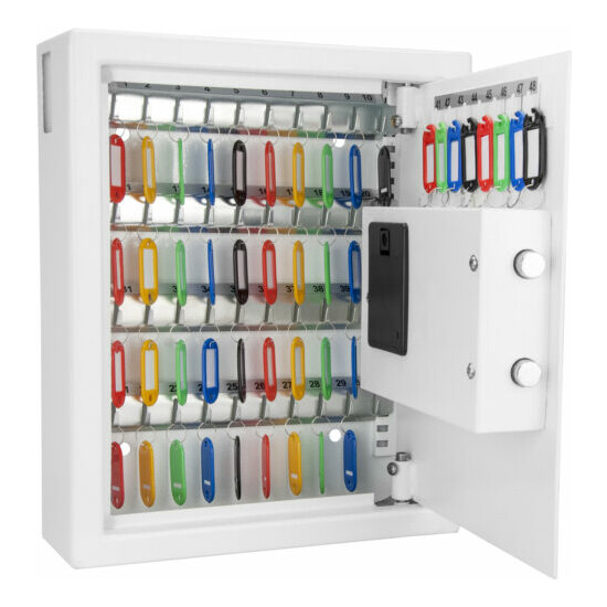 Barska 48 Key Safe Digital Electronic Cabinet Security Lock Storage Box AX12658 image {1}