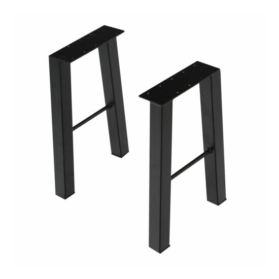 16'' Industry Coffee Table Legs Metal Solid Bench Legs Set of 2 DIY Furniture image {4}