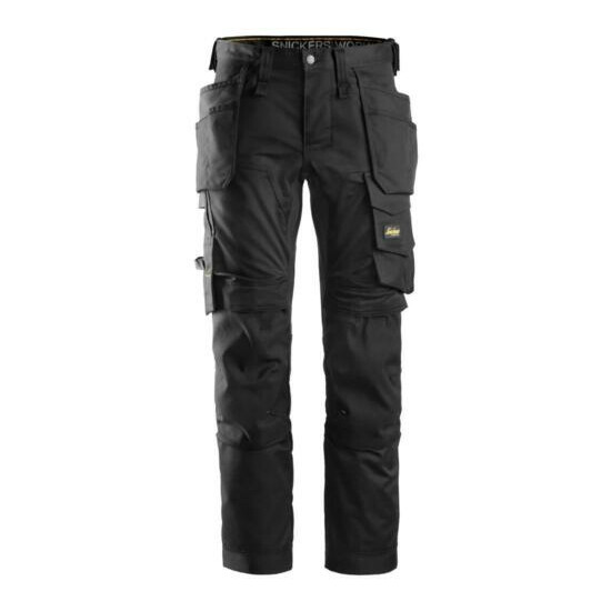 Snickers 6241 AllroundWork, Stretch Work Knee Pad Trousers Holster Pockets NEW image {3}