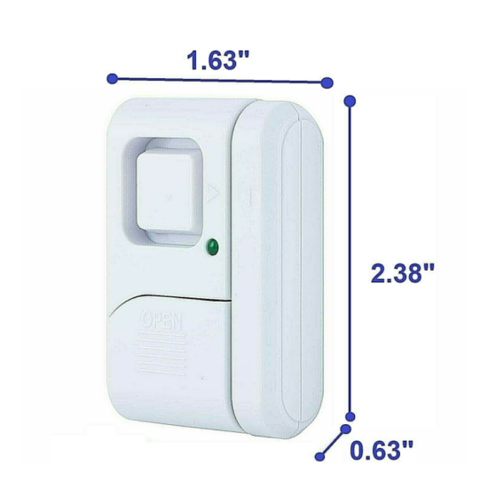 GE Door and Window Alarm 120 Decibels Wireless Pack of 1 New image {4}