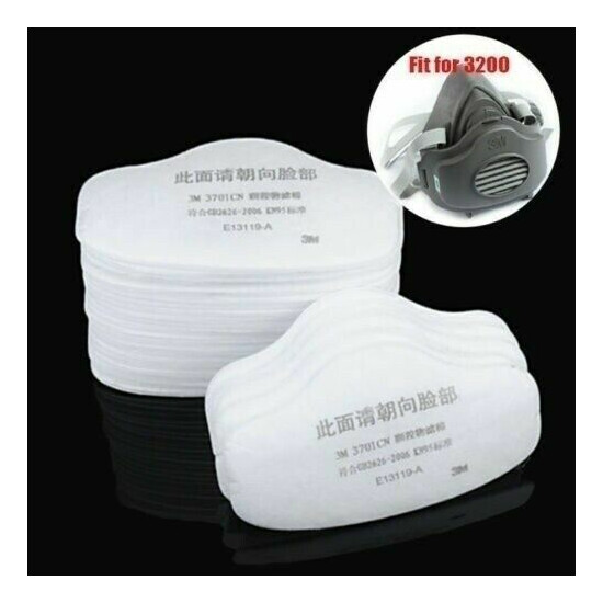 Safety Half Face Gas Mask Respirator Protect Painting Spray Facepiece + Filters image {3}
