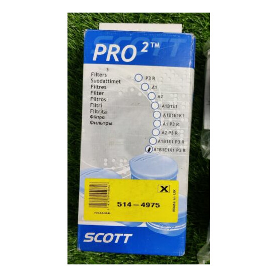Scott Safety Twin Pack Filter Cartridges A1B1E1K1P3 For Profile2 Half Mask image {4}