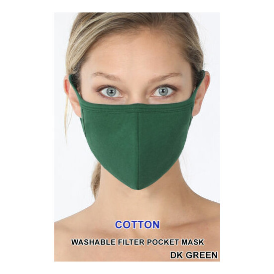 Face Mask Cover Washable Reusable Soft Breathable Cotton *USA* Buy 2 Get 1 Free image {4}