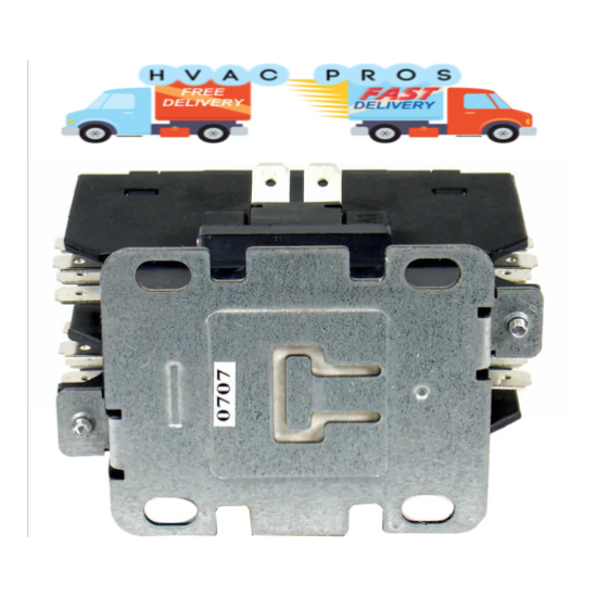  OEM Rheem Ruud Weather King Corsaire 1 Pole 24 volt Contactor Relay 42-25101-01 image {3}