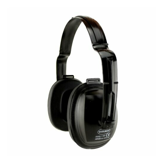 Titus Eco-Series Noise Reduction Earmuffs Shooting Hearing Protection High 25NRR image {1}