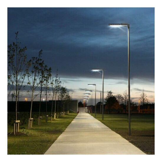 LED Shoebox Area Light 150Watt Outdoor Parking Lot Light Dusk to Dawn Commercial Thumb {10}