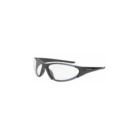 Crossfire Core Safety Glasses Pearl Gray Frame Clear Anti-Fog Lens image {1}