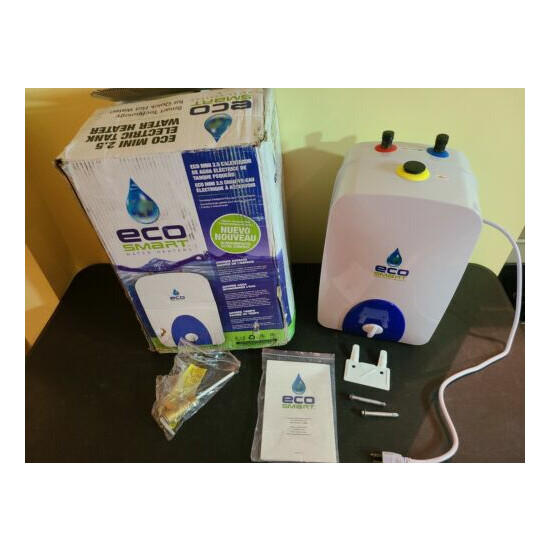 EcoSmart Electric Point of Use Tankless Instant Hot Water Heater 120v 2.5 Gallon image {1}