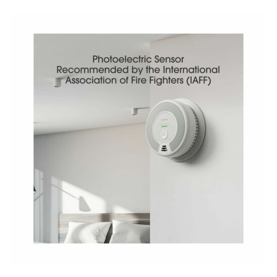 X-Sense Smoke Detector Alarm, 10 Years Battery-Operated Smoke and Fire Alarm ... image {3}