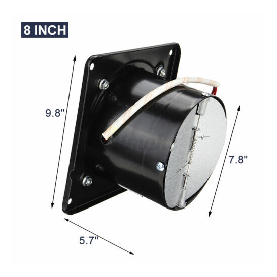4/6/8'' Silent Wall Extractor Exhaust Ventilation Fan Inline Duct Blower Kitchen image {8}