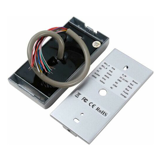 Metal Waterproof Standalone Access Control Backlight Keypad+ Wiegand 26 Reader image {3}
