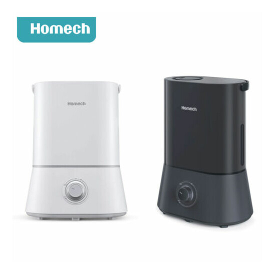 Homech 4L Ultrasonic Cool Mist Humidifier Home 26dB Quiet Top Fill Humidifiers image {1}