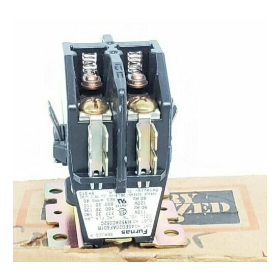 NEW FURNAS 45EG20AF601R 2-POLE CONTACTOR REPLACEMENT COMPONENTS DIVISION HN image {2}