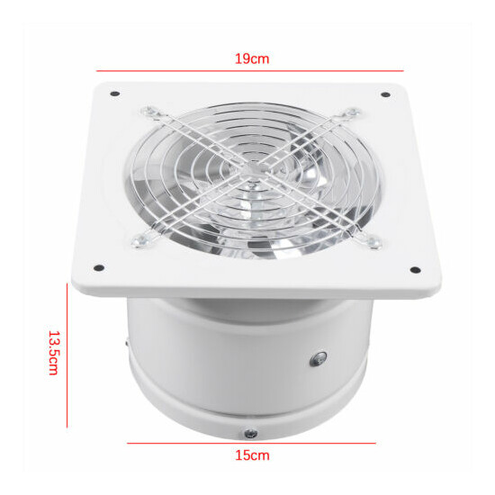 2800r/min 6" Ventilation Wall Extractor Exhaust Fan Window Quite Kitchen Toilet image {4}
