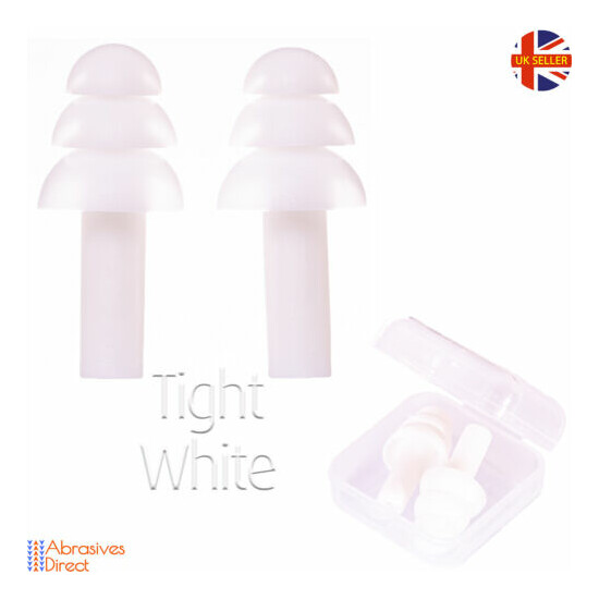 Ear Plugs with Carry Box Soft Silicone Reusable Anti Noise For Sleep  Thumb {11}