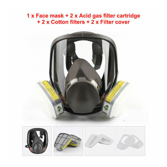 Full Face Cover Suit Painting Spraying Gas Cover for 6800 Facepiece Respirator image {12}