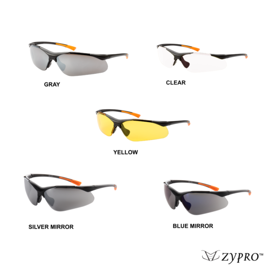 Protective Glasses Safety Eyewear Work Sports Sunglasses Muti Color ANSI Z87 image {1}