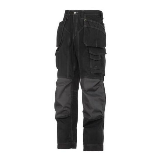 Snickers 3223 Floorlayer Holster Pocket Knee Pad Trousers, Rip-Stop INC BELT image {2}