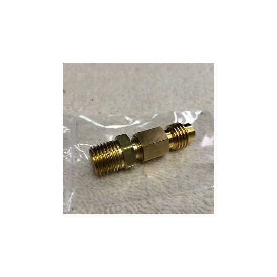Refrigeration Adapter, 1/4" N.P.T. male x 1/2" ACME (R134A) Male, AD48 & W30-2 image {1}