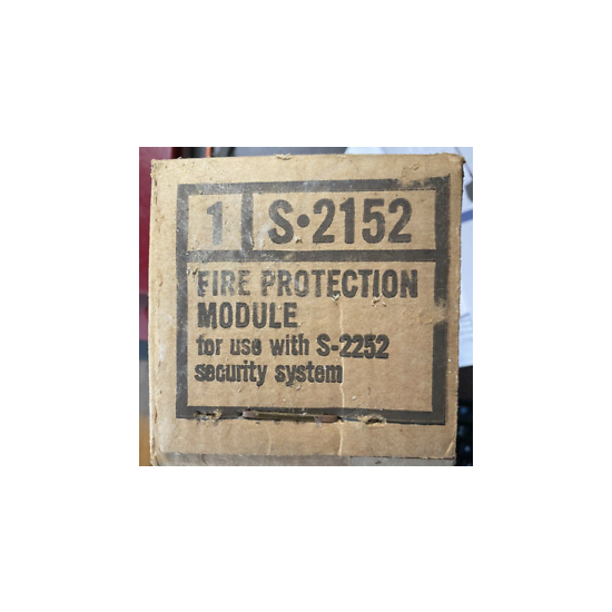 Vintage NuTone S-2152 fire protection module for use with S-2252 Security System image {1}