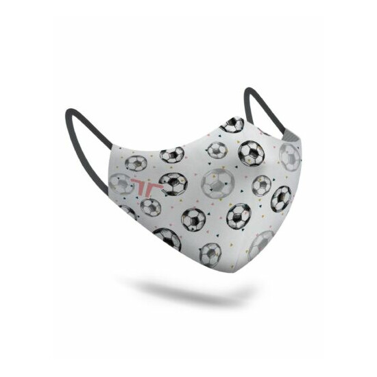 "GOAL" GOL Soccer Face Mask for Kids - made of recycled PET - triple layers image {1}