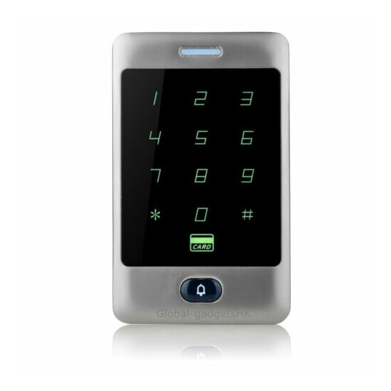 Waterproof 125KHz RFID Card Password Door Access Control Keypad+10 ID Card fobs image {8}