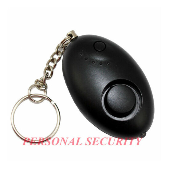 2x PREMIUM PERSONAL SECURITY 120dB LOUD Panic Alarm,Safety Guard Siren LED torch image {2}